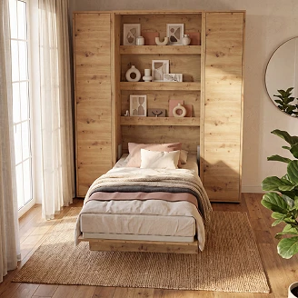 Lenart Sammenleggbar veggseng <strong>Bed Concept</strong>  Artisan Eik 101x218 cm