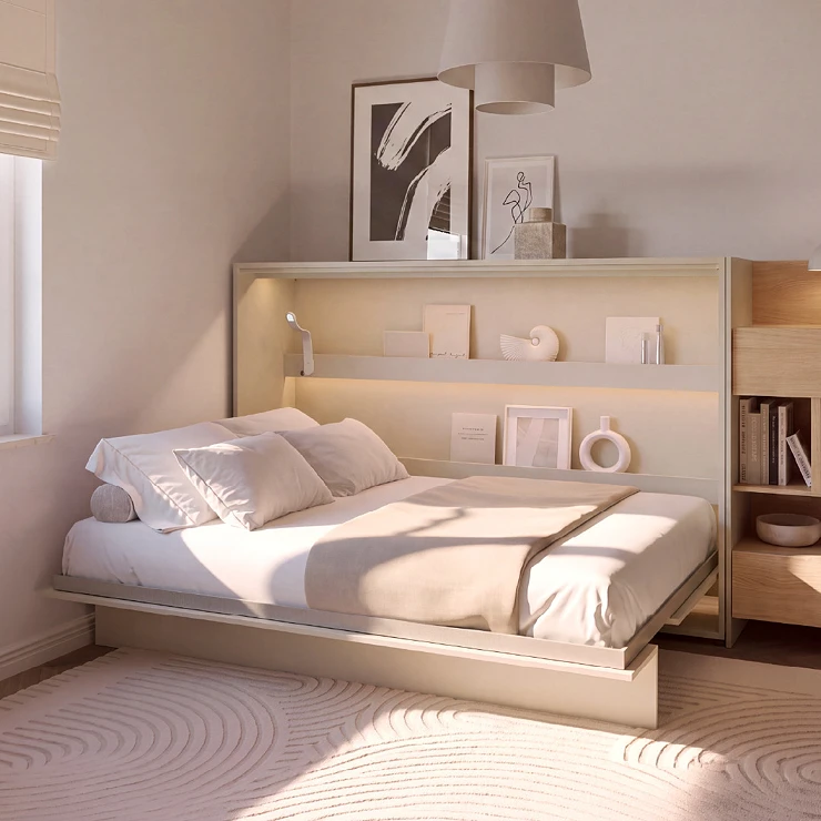 Lenart Sammenleggbar veggseng Bed Concept Kasjmir 211x138 cm