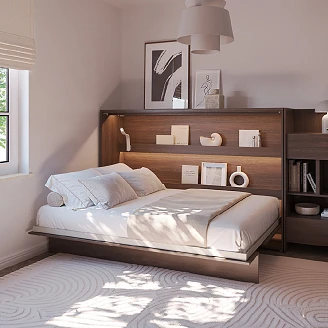 Lenart Sammenleggbar veggseng <strong>Bed Concept</strong>  Dunin Eik 211x138 cm