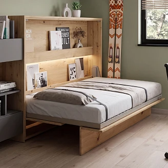 Lenart Sammenleggbar veggseng <strong>Bed Concept</strong>  Artisan Eik 211x138 cm