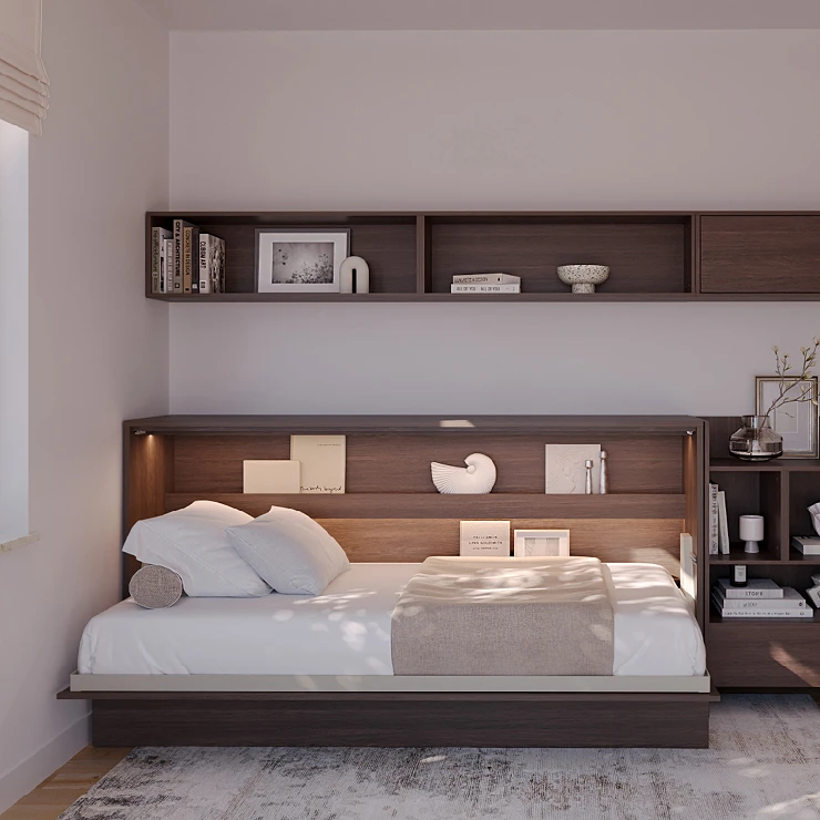 Lenart Sammenleggbar veggseng Bed Concept Dunin Eik 211x108 cm