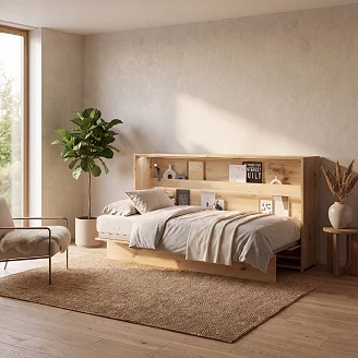 Lenart Sammenleggbar veggseng <strong>Bed Concept</strong>  Artisan Eik 211x108 cm