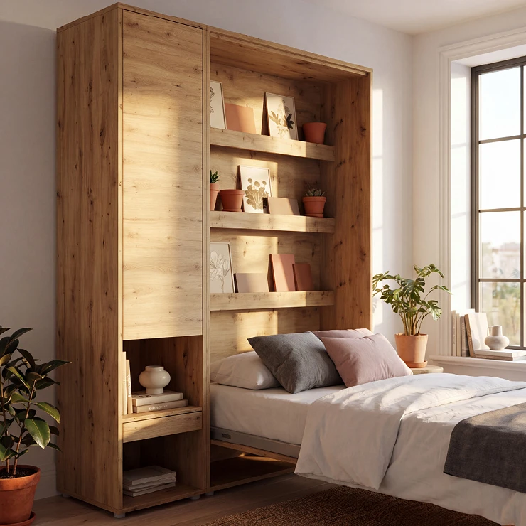 Lenart Vegghylle Bed Concept Artisan Eik 45x218 cm