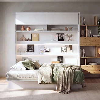 Lenart Vegghylle <strong>Bed Concept</strong>  Hvit 211x60 cm