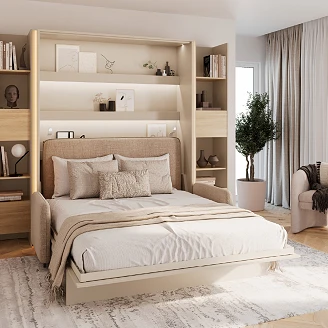 Lenart Sammenleggbar veggseng <strong>Bed Concept</strong>  Kasjmir 171x218 cm