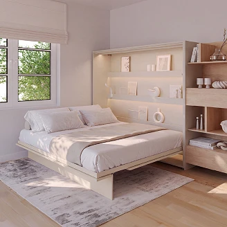 Lenart Sammenleggbar veggseng <strong>Bed Concept</strong>  Kasjmir 211x178 cm