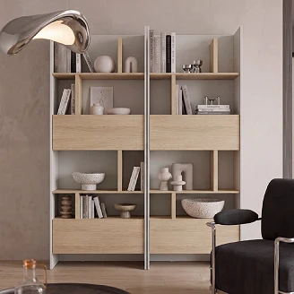 Lenart Bokhylle <strong>Bed Concept</strong>  Kasjmir, Nagano-Eik 84x218 cm