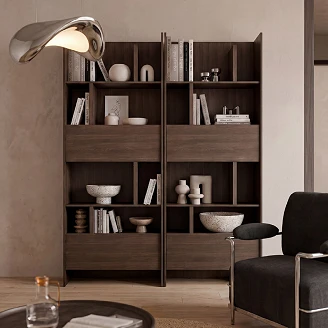 Lenart Bokhylle <strong>Bed Concept</strong>  Dunin Eik 84x218 cm