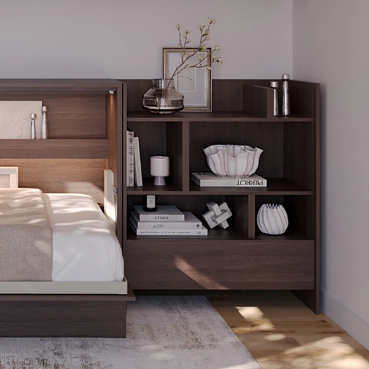 Lenart Bokhylle Bed Concept Dunin Eik 92x108 cm