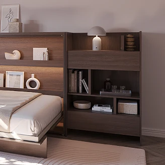 Lenart Bokhylle <strong>Bed Concept</strong>  Dunin Eik 92x138 cm