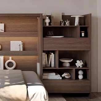 Lenart Bokhylle <strong>Bed Concept</strong>  Dunin Eik 92x158 cm