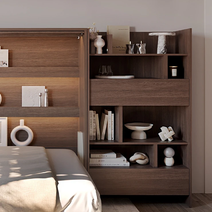 Lenart Bokhylle Bed Concept Dunin Eik 92x158 cm