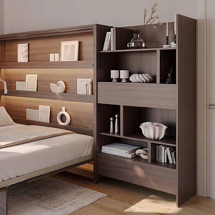 Lenart Bokhylle Bed Concept Dunin Eik 92x178 cm