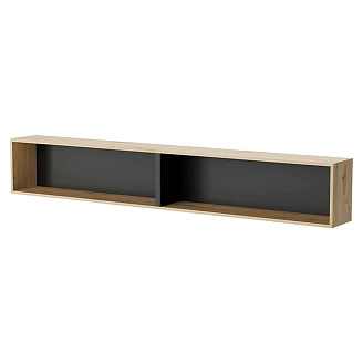 Lenart Vegghylle <strong>Bed Concept</strong>  Artisan Eik, Svart 211x33 cm