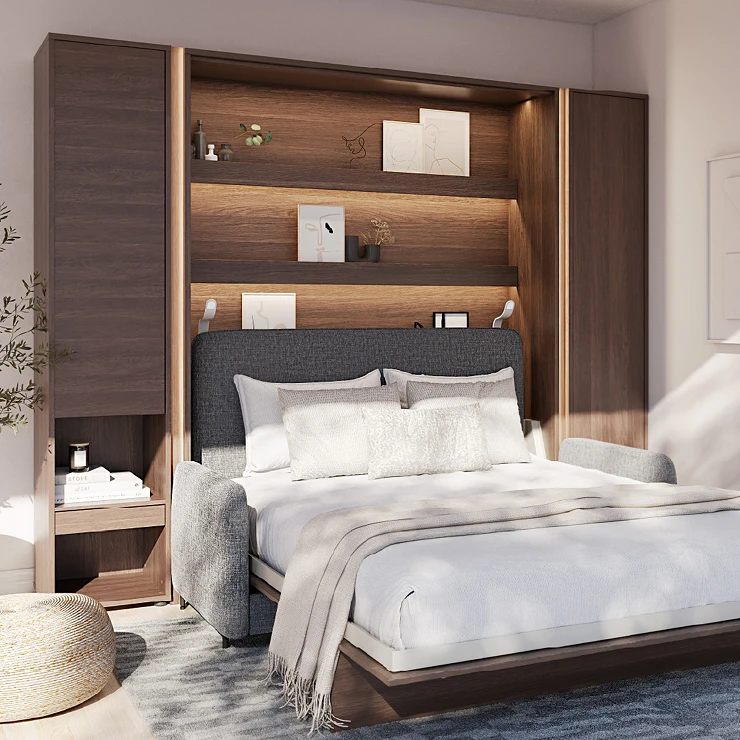 Lenart Garderobepanel Bed Concept Grå 158x73 cm
