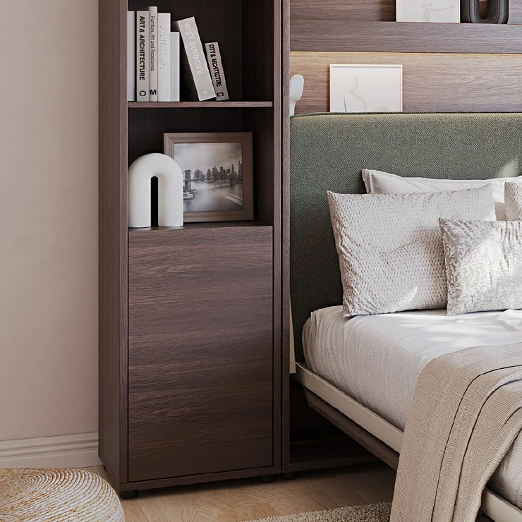 Lenart Garderobepanel Bed Concept Grå 118x73 cm