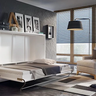 Lenart Sammenleggbar veggseng <strong>Concept Pro</strong>  Hvit 215x109 cm