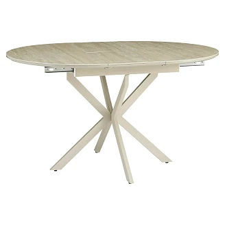 Uttrekkbart spisebord Sorvani Travertine, Kashmir 100x100 cm