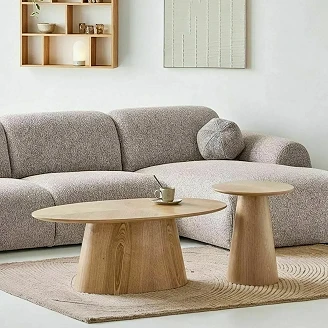 Sofabord Viresta Eik Ø45 cm