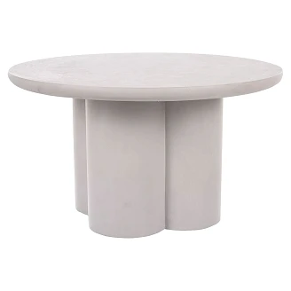 Sofabord Nareli Lysegrå Ø80 cm