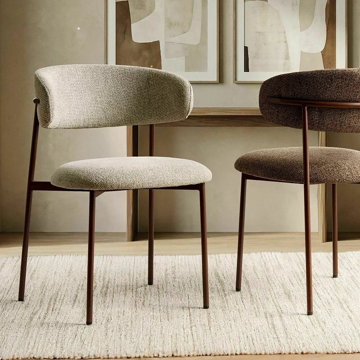 Stol Sivra Beige, Valnøtt