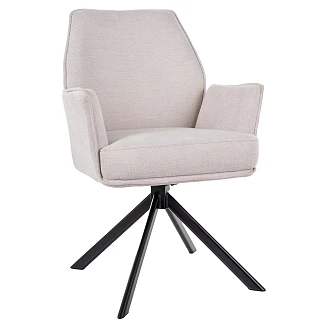 Stol Mova Lysebeige, Svart