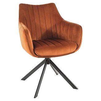 Stol Nelin Kanel, Svart Velour