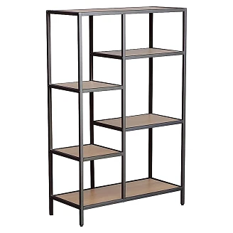 Hylla Kvel Eik, Svart 109 cm