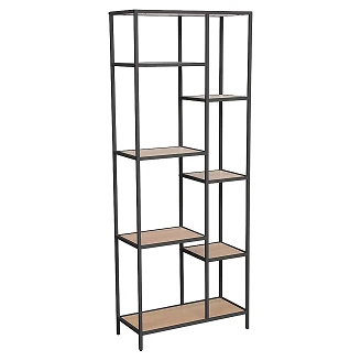 Hylla Kvel Svart 70x30 cm