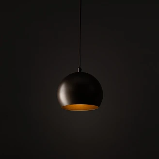 Hengelampe Kärna Brun Matt 17 cm