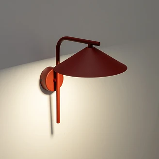 Vegglampe S <strong>Bruma</strong>  Rød Matt