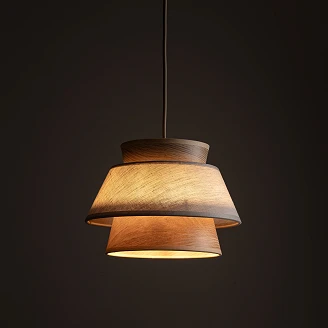 Pendellampe Velmira Hvit, Sabia Ø24 cm