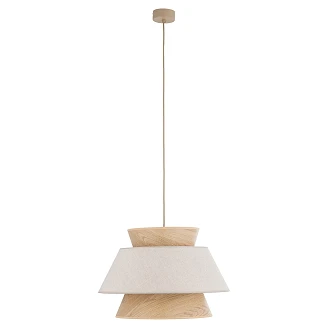 Pendellampe Velmira Hvit, Sabia Ø45 cm
