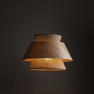 Pendellampe Velmira Beige, Sabia Ø45 cm