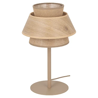 Bordlampe Velmira Beige, Sabia