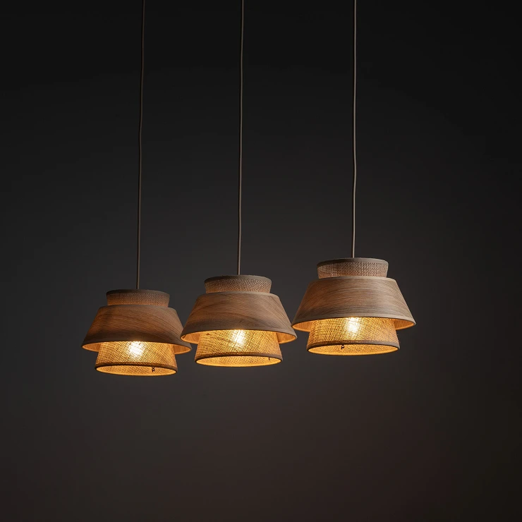 Pendellampe Trio Velmira Beige, Sabia