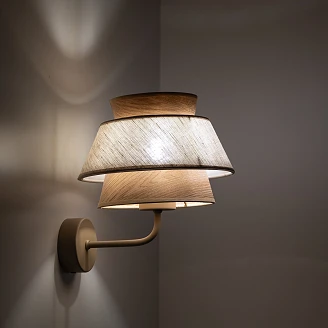 Vegglampe Velmira Hvit, Sabia