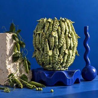 Werner Voss Vase M Peapod Grønn Blank