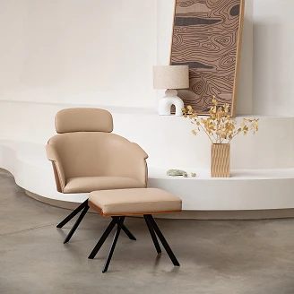 Zuiver Loungestol Frie Beige