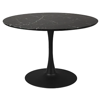 Spisebord Aislen Svart Ø110 cm