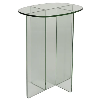 Zuiver Sidebord Linea Transparent 30x40 cm