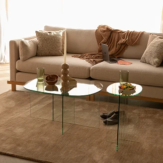 Zuiver Sidebord Linea Transparent 30x40 cm