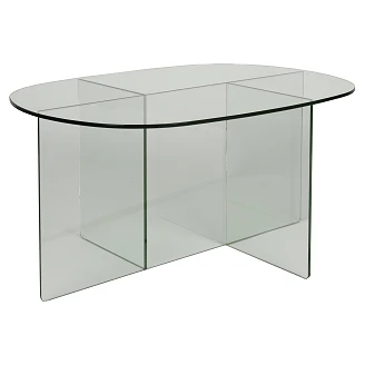 Zuiver Sofabord Linea Transparent 60x80 cm