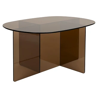 Zuiver Sofabord Linea Brun 60x80 cm