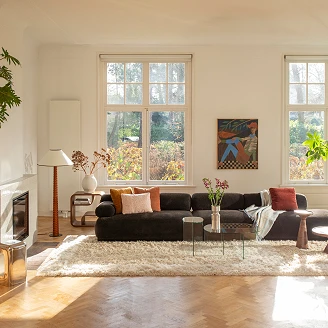 Zuiver Sofa 4-5-seter Høyre Rembrandt Mørkebrun