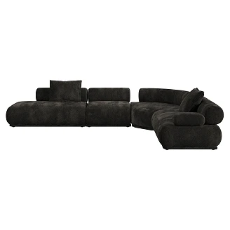 Zuiver Sofa 7,5-seter Høyre Rembrandt Brun