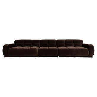 Zuiver Sofa 6-seters Hazel Brun