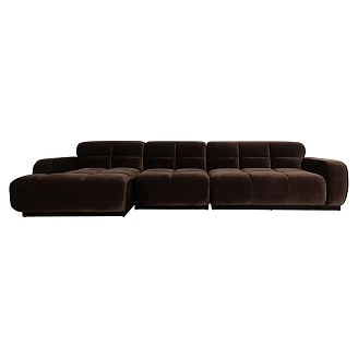 Zuiver Sofa Venstre Hazel Brun