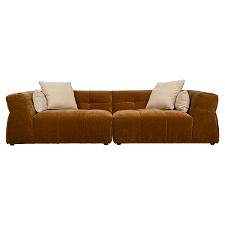Dutchbone Sofa 4,5-seters Hodge Okergul
