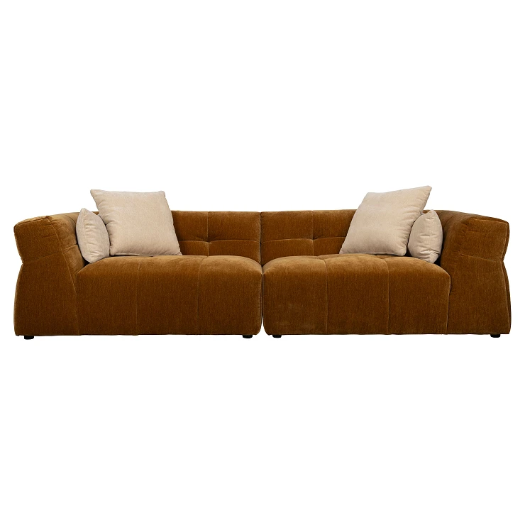 Dutchbone Sofa 4,5-seters Hodge Okergul